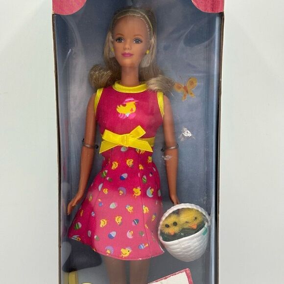 Mattel Vintage 1999 Special‎ Edition Easter Treats Barbie In Box - Picture 4 of 9
